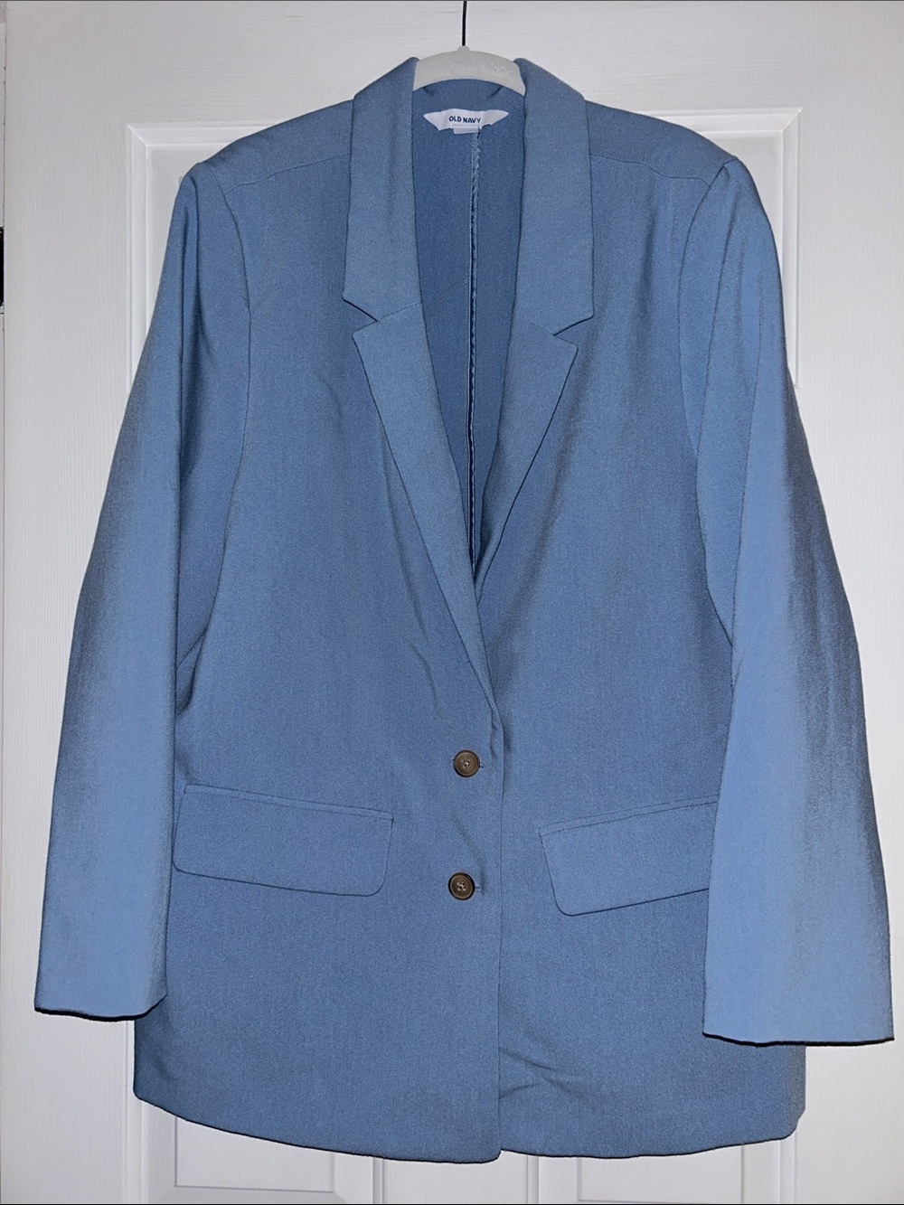 Old Navy Sky Blue Women's Two-Button Blazer